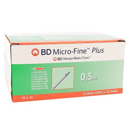 BD Microfine + U100 1ml 29g x 12.7mm (100)