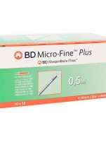 BD Microfine + U100 0.5ml 30g x 8mm (10)