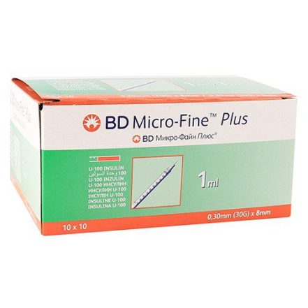 BD Microfine + U100 1ml 30g x 8mm (10)