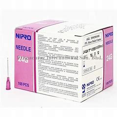 Needle Hypodermic 24g x 25mm (100) (Generic)
