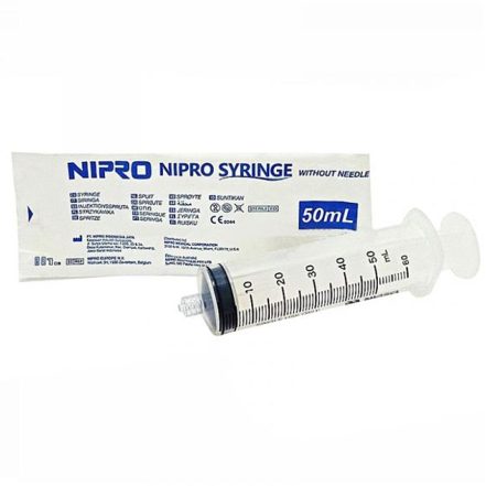 Syringe 50/60ml LL (Nipro) (each)