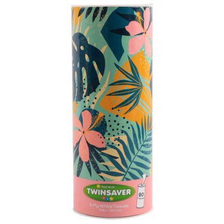 Tissue twinsaver facial 2Ply Tube (80)