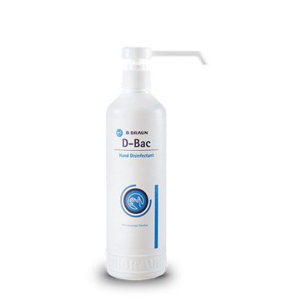 BBraun D-Bac alcohol-based hand rub (500ml) each