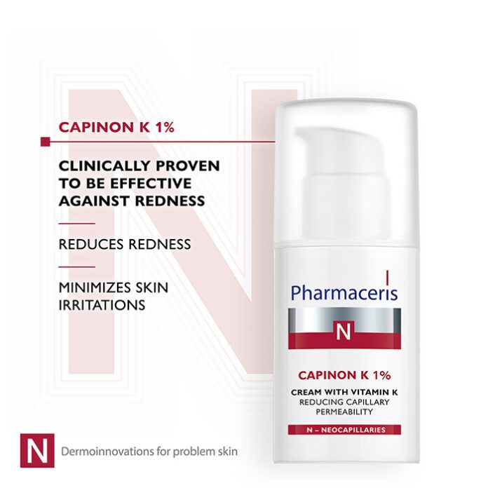 Pharmaceris N-Capinon Vitamin K Cream (30ml) – product image 4
