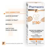 Pharmaceris F-Protective Foundation SPF 50+ 02 Sand (30ml) – product image 3