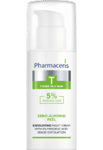 Pharmaceris T-Sebo-Almond Peel 5% Exfoliating Night Cream (50ml)