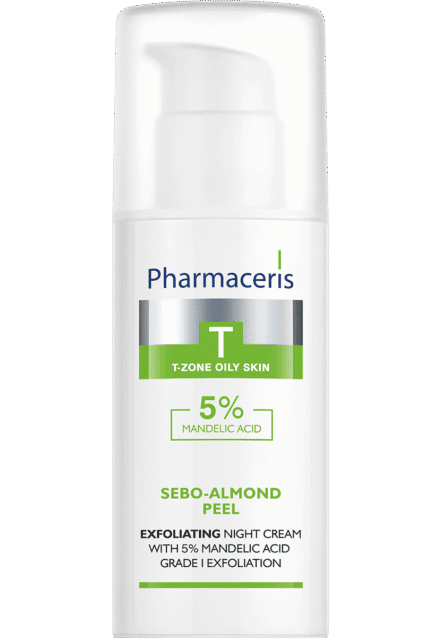 Pharmaceris T-Sebo-Almond Peel 5% Exfoliating Night Cream (50ml)