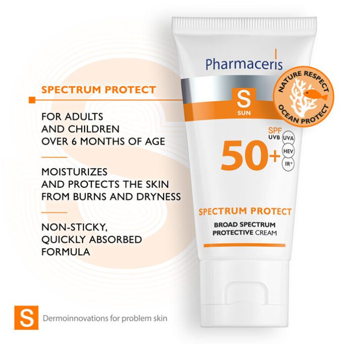 Pharmaceris S-Broad Spectrum Protect Crème SPF 50+ (50ml) – product image 4