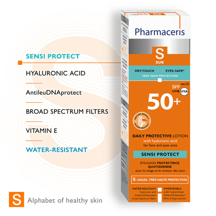 Pharmaceris S-Sensi Protective Lotion SPF 50+ (50ml) – product image 3