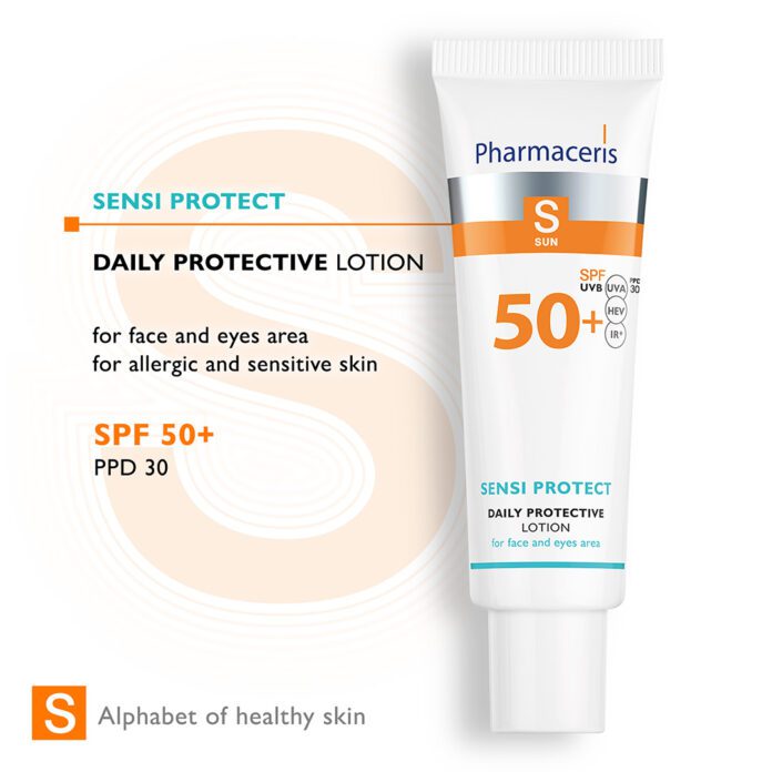 Pharmaceris S-Sensi Protective Lotion SPF 50+ (50ml) – product image 2