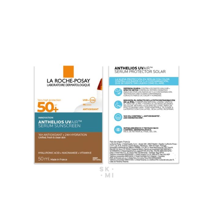La Roche-Posay Anthelios UVAir Serum SPF 50+ Tinted Deep (50ml) – product image 2