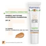 Pharmaceris F-Mat Fluid Foundation SPF 30 30 Tanned (30ml) – product image 2