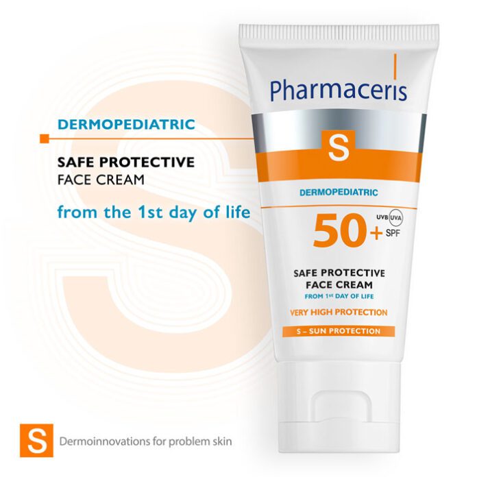 Pharmaceris S-Dermo-Paediatric Face Cream SPF 50+ (50ml) – product image 2