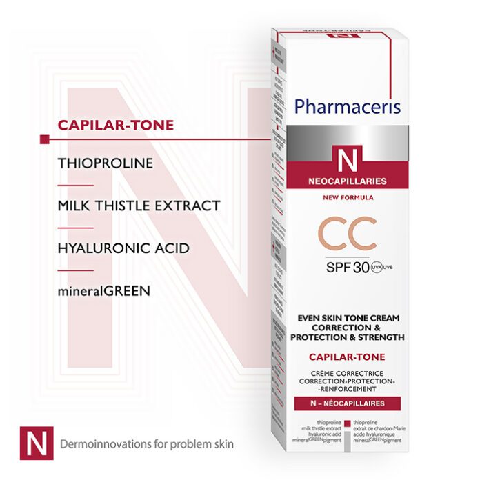 Pharmaceris N-Capilar-Tone CC Cream SPF 30 (40ml) – product image 3