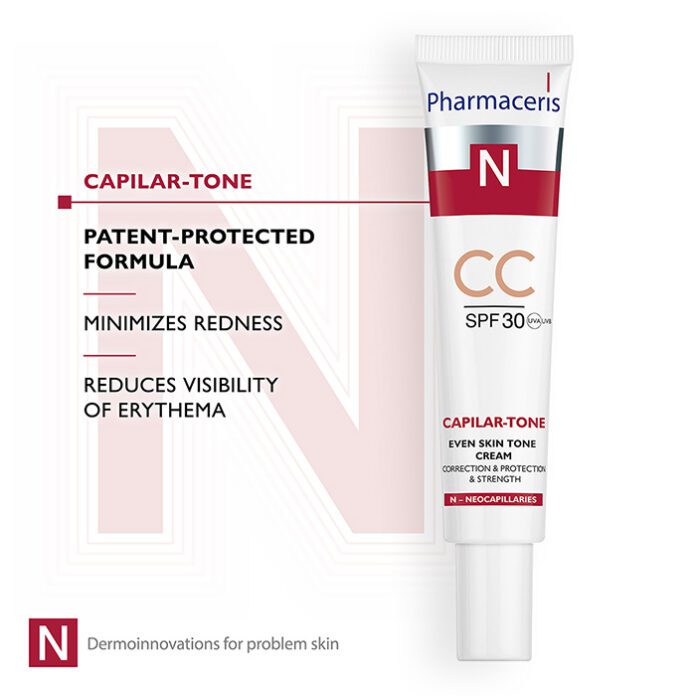 Pharmaceris N-Capilar-Tone CC Cream SPF 30 (40ml) – product image 4